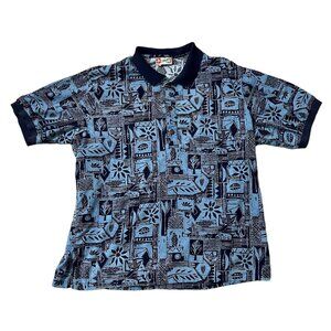 Hilo Hattie Hawaiian Original Polo Shirt